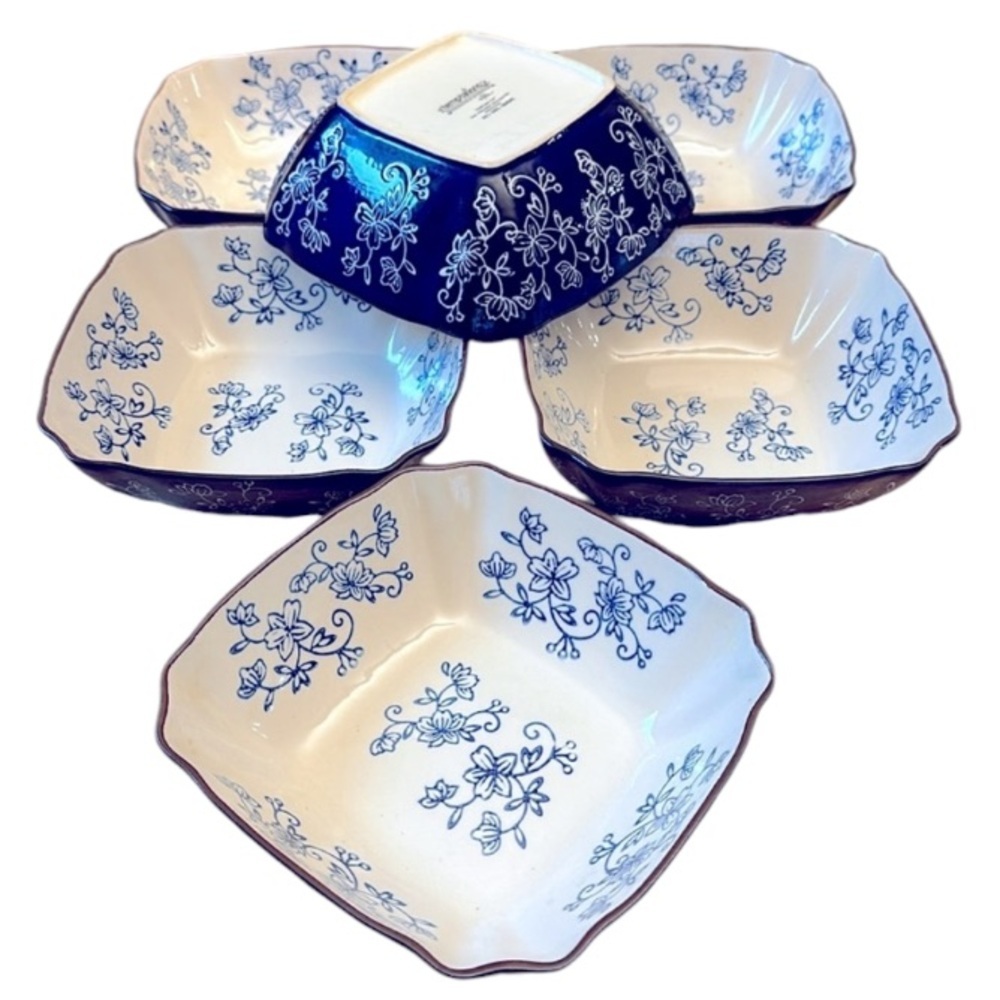 TEMPTATIONS 6 pcs soup/salad/cereal bowl set